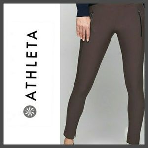 Athleta Stellar Tight Espresso Pants Size Medium